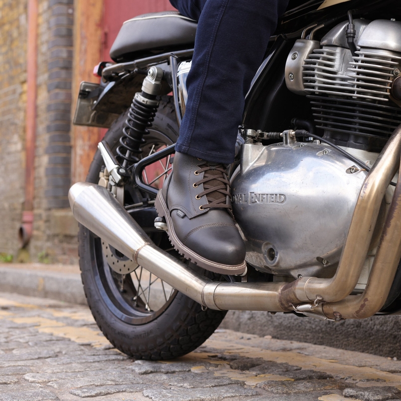 Topánky na motorku Oxford Merton 2.0 hnedé