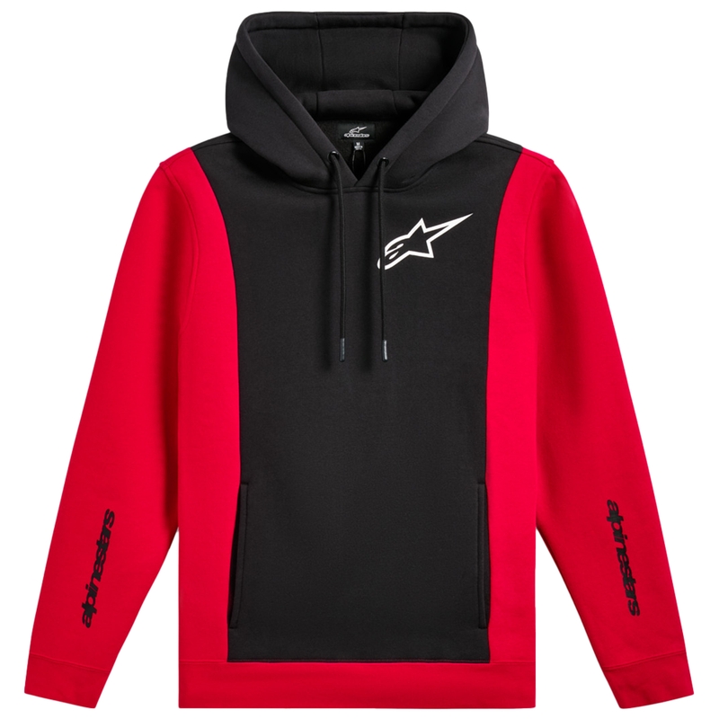 Mikina Alpinestars Ignite Hoodie čierno-červená