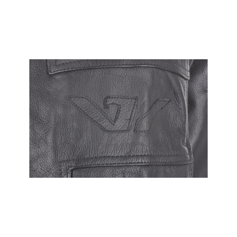 Bunda na motocykel Ayrton Classic Leather čierna