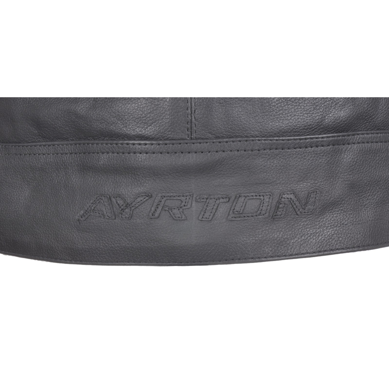 Bunda na motocykel Ayrton Classic Leather čierna