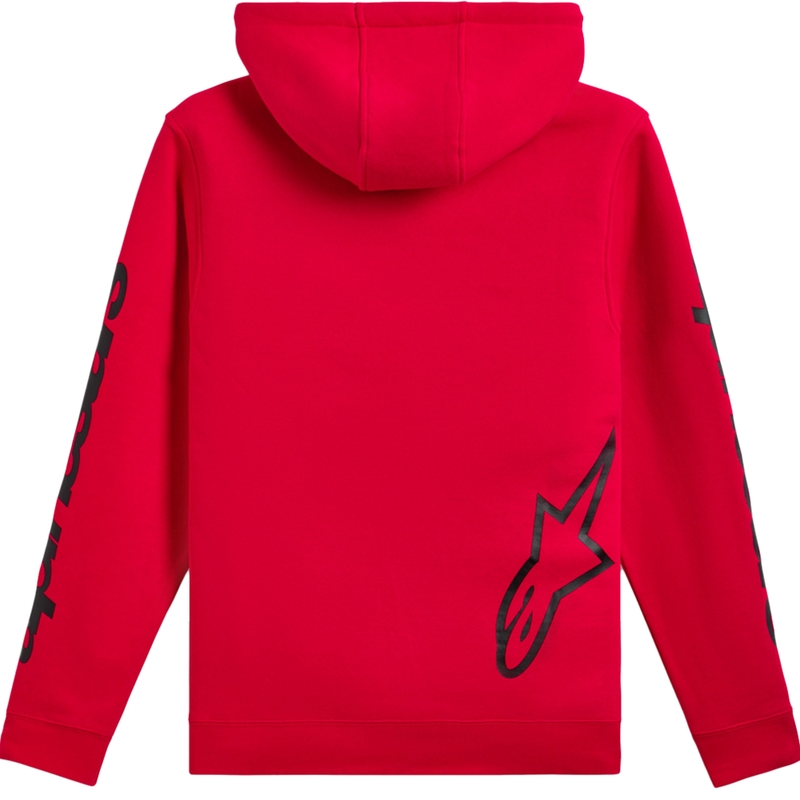 Mikina Alpinestars Triple Hoodie červená