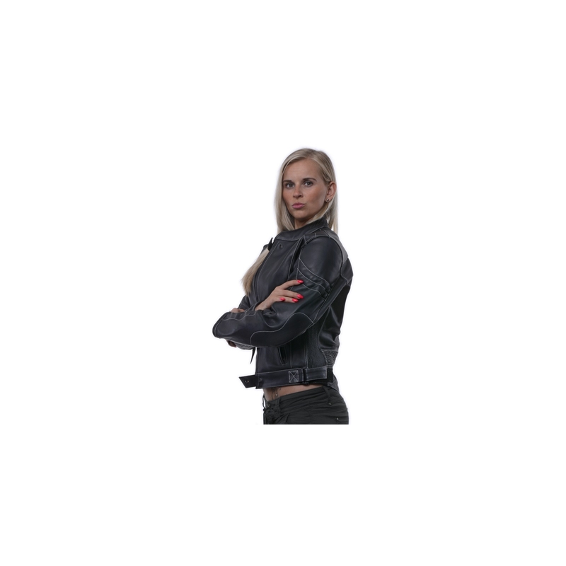 Dámska bunda na motocykel Ayrton Vixen čierna