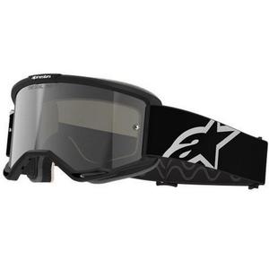 Motokrosové okuliare Alpinestars Vision 5 Corp čierne s čírym zorníkom