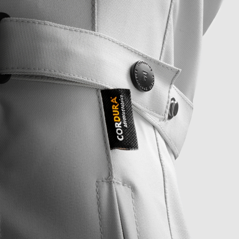 Dámska bunda na motocykel Rebelhorn Hiflow V čierno-šedo-fluorescenčno žltá