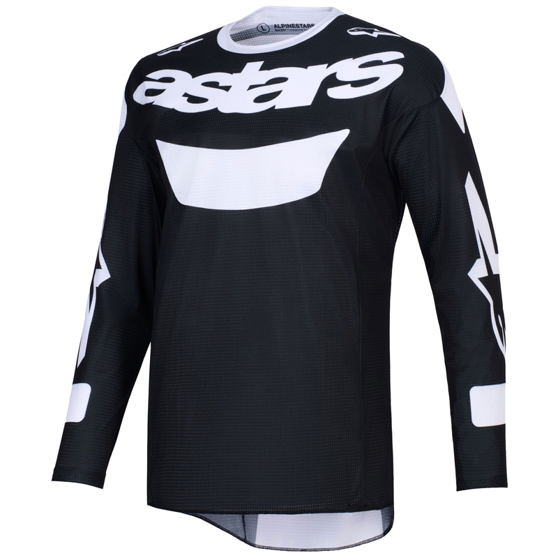 Motokrosový dres Alpinestars Racer Air Riway čierno-biely