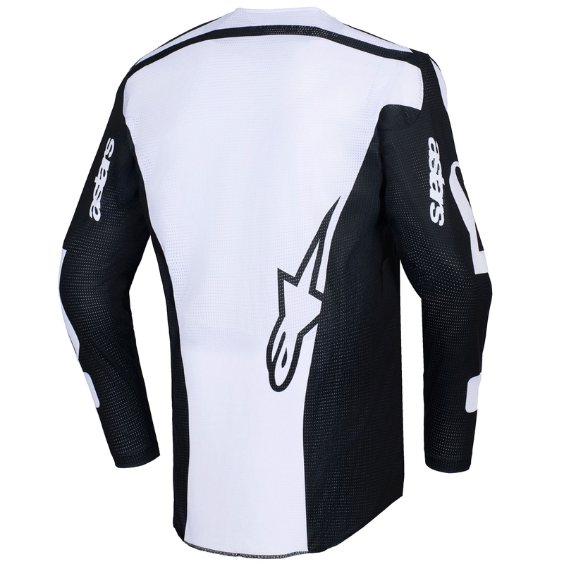 Motokrosový dres Alpinestars Racer Air Riway čierno-biely