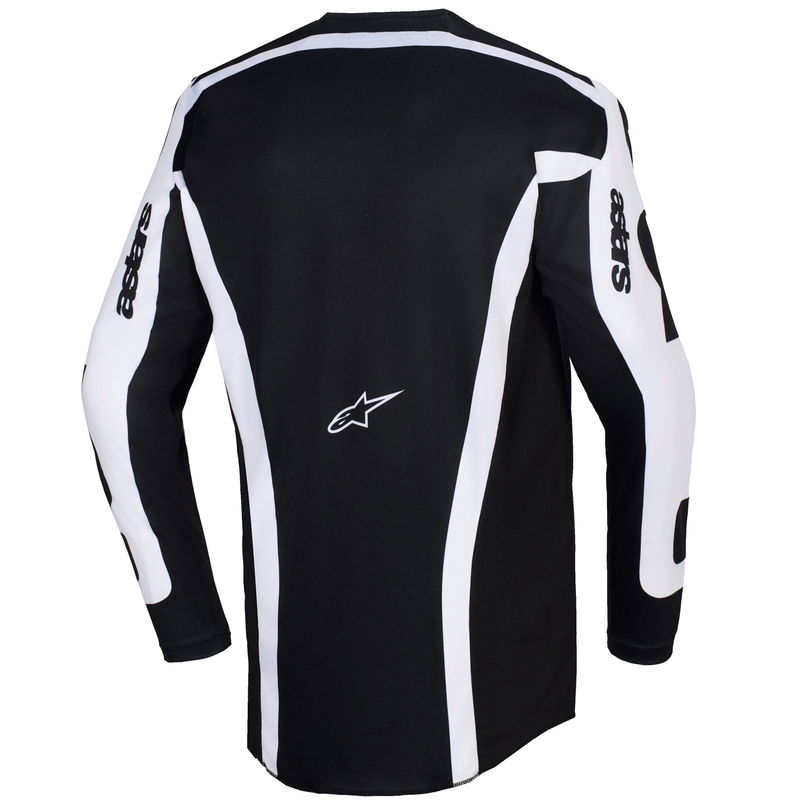 Motokrosový dres Alpinestars Racer Riway bielo-čierny