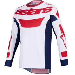 Motokrosový dres Alpinestars Racer Riway bielo-modro-červený