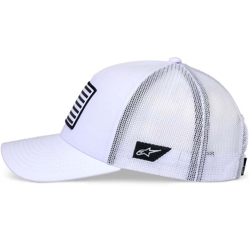 Šiltovka Alpinestars Flag Snap Hat bielo-biela