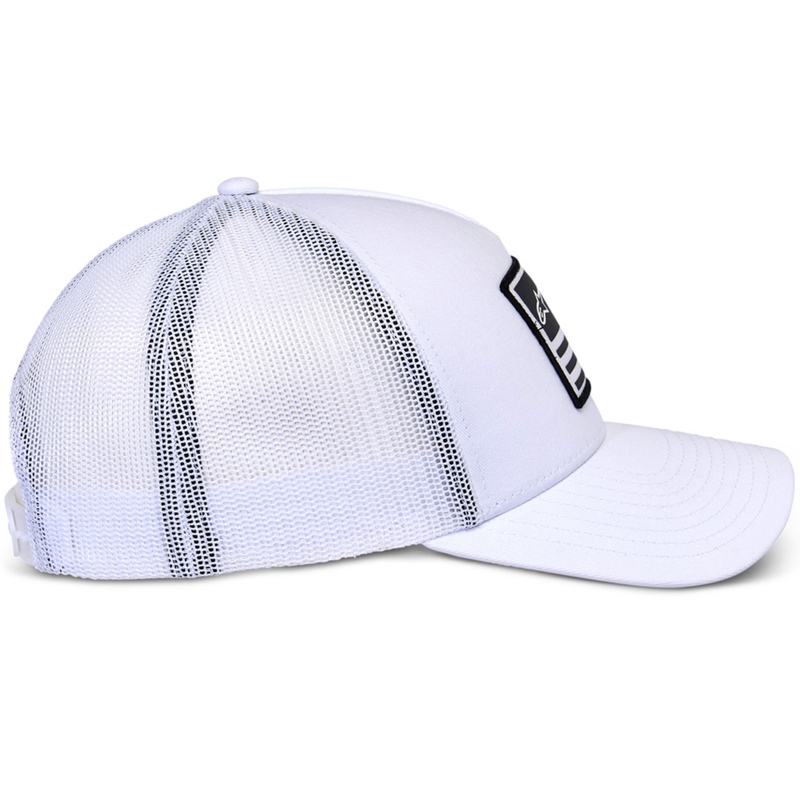 Šiltovka Alpinestars Flag Snap Hat bielo-biela