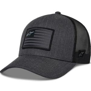 Šiltovka Alpinestars Flag Snap Hat šedo-čierna
