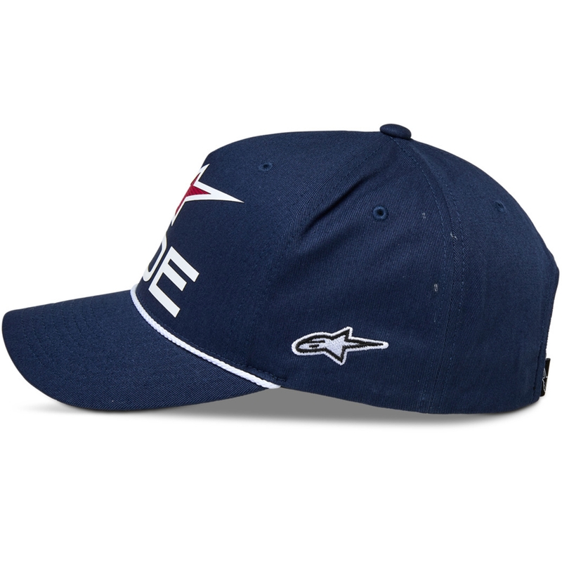 Šiltovka Alpinestars Ride Comp Snapback modro-bielo-červená