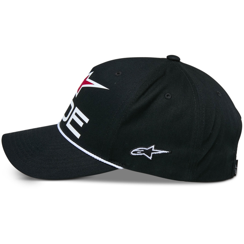 Šiltovka Alpinestars Ride Comp Snapback čierno-bielo-červená