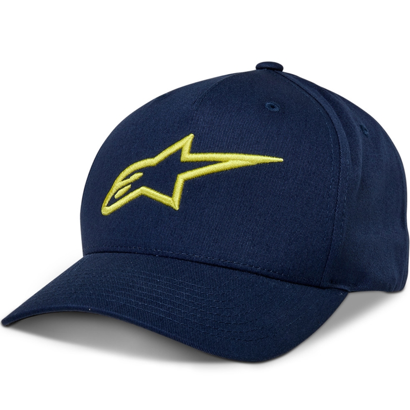 Šiltovka Alpinestars Ageless Snapback modro-fluo žltá