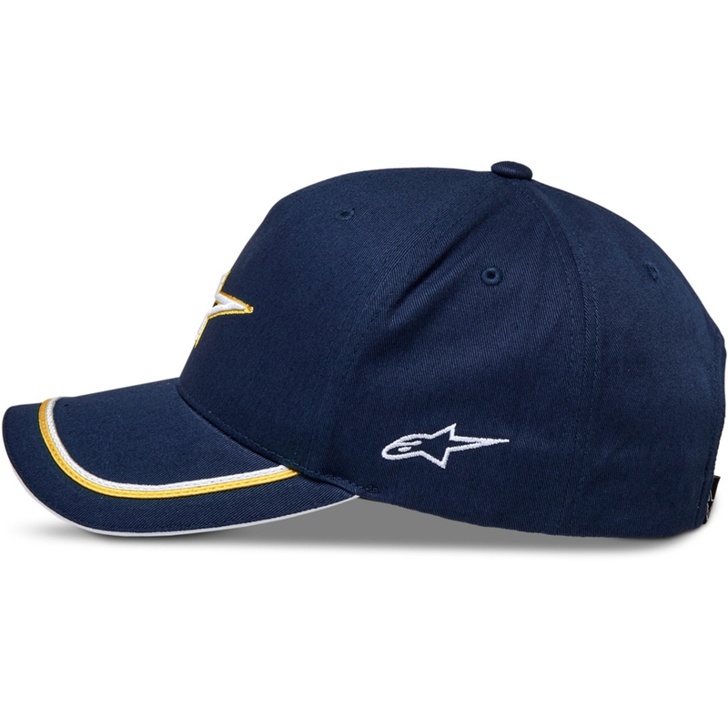 Šiltovka Alpinestars Ascencion Snapback modro-zlatá