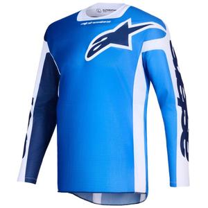 Motokrosový dres Alpinestars Racer Air Portl modro-biely