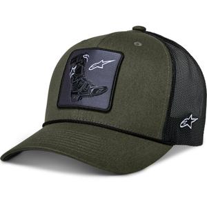 Šiltovka Alpinestars Booted zeleno-čierna