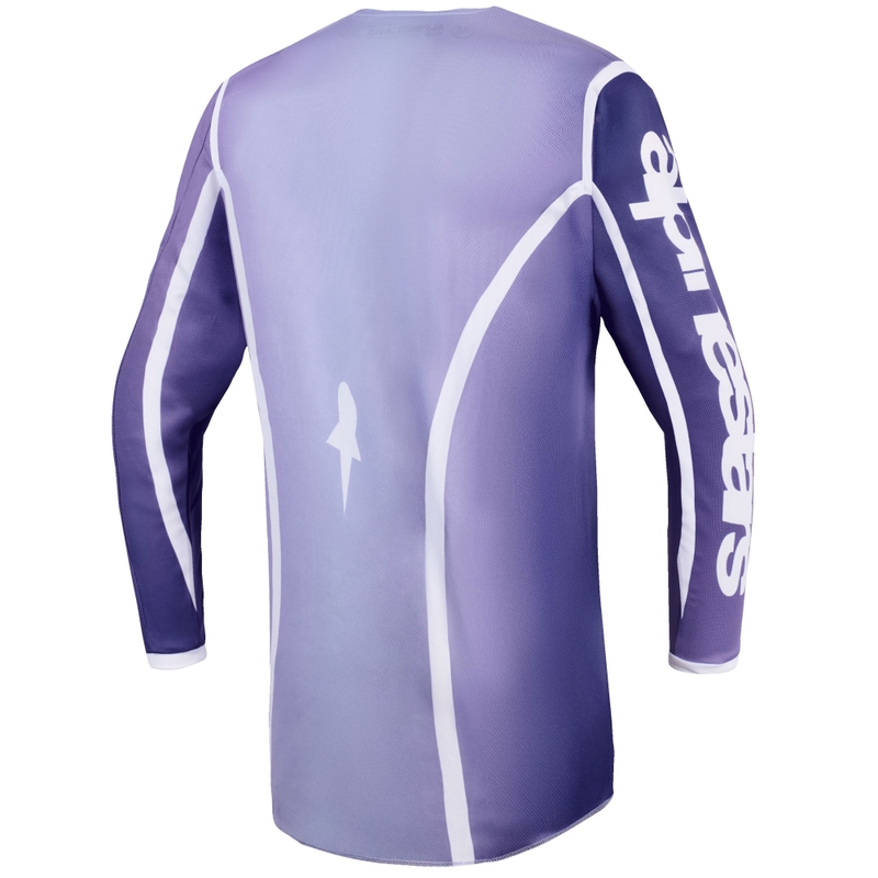 Dámsky motokrosový dres Alpinestars Stella Fluid Apex fialovo-biely