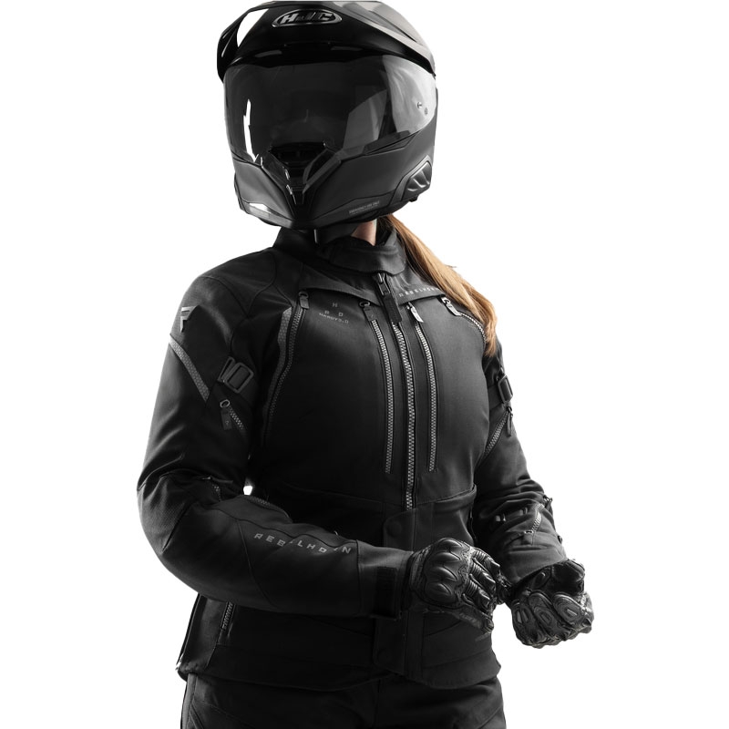 Dámska bunda na motorku Rebelhorn Hardy 3.0 čierna