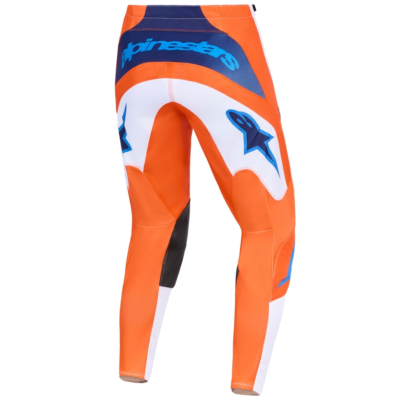 Motokrosové nohavice Alpinestars Fluid Grid oranžovo-modro-biele
