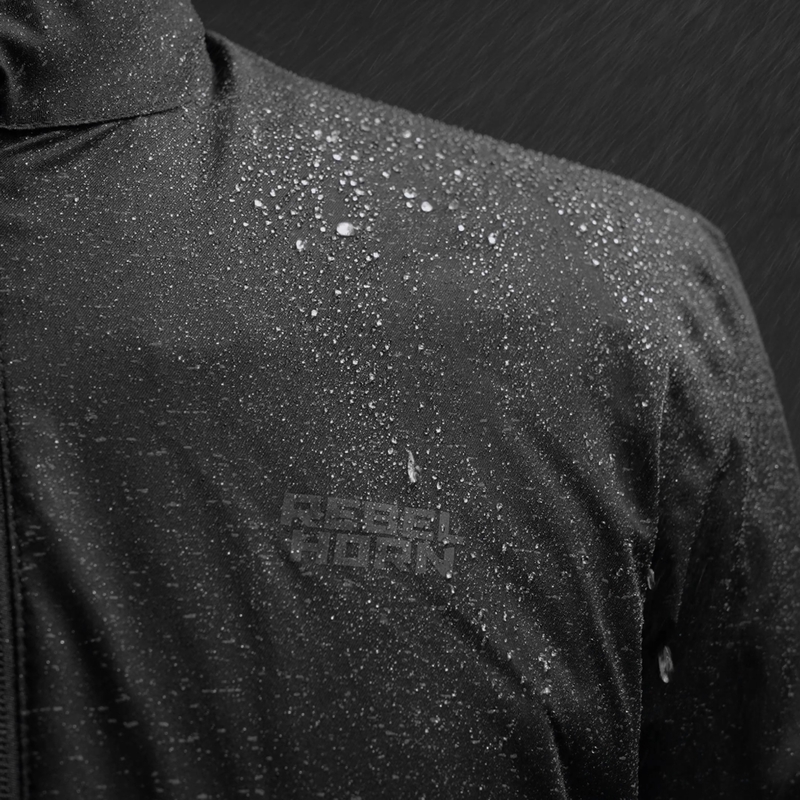 Dámska bunda na motorku Rebelhorn Hardy 3.0 modro-šedo-červená