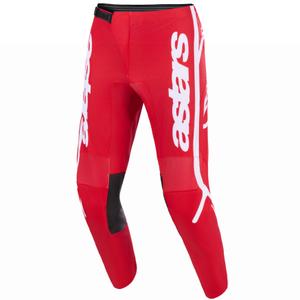 Motokrosové nohavice Alpinestars Fluid Apex červeno-biele