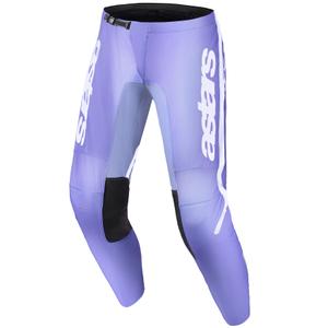 Dámske motokrosové nohavice Alpinestars Stella Fluid Apex fialovo-biele