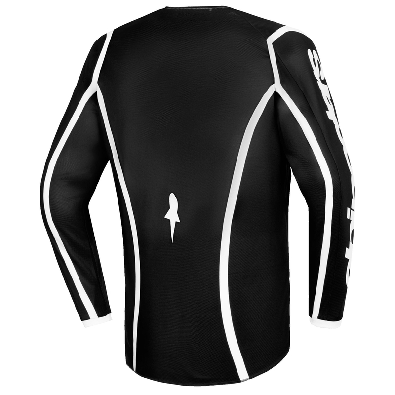 Detský motokrosový dres Alpinestars Fluid Apex čierno-sivý