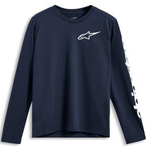 Tričko s dlhým rukávom Alpinestars Trackside CSF modré