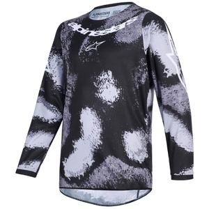 Detský motokrosový dres Alpinestars Fluid Lahnd stupňa šedo-camo