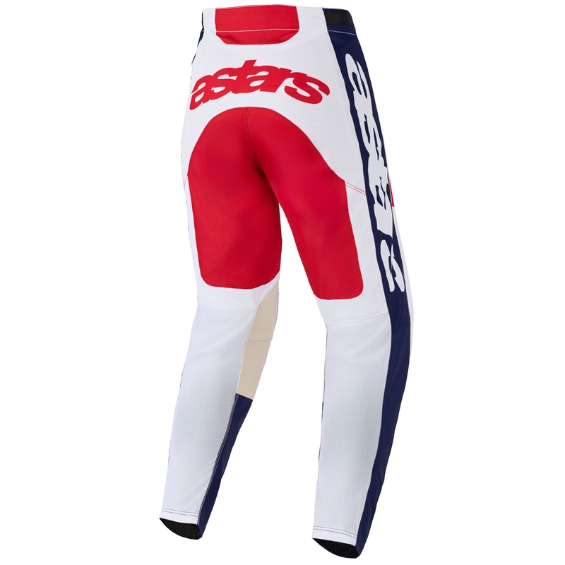 Motokrosové nohavice Alpinestars Racer Riway bielo-modro-červené
