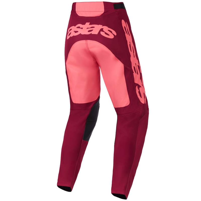 Motokrosové nohavice Alpinestars Racer Riway tmavo červeno-koralové