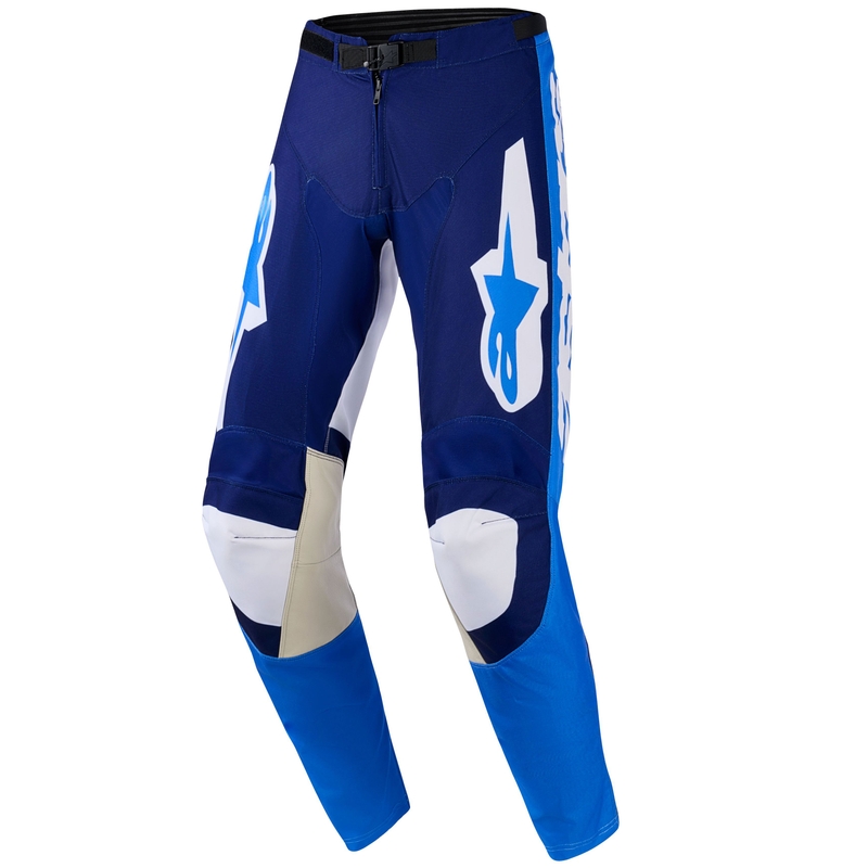 Motokrosové nohavice Alpinestars Racer Riway modro-svetlo modro-biele
