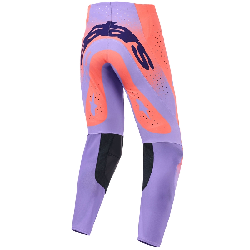 Motokrosové nohavice Alpinestars Supertech Scenz oranžovo-korálovo-fialové