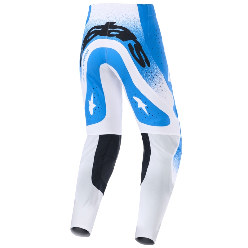 Motokrosové nohavice Alpinestars Supertech Scenz modro-biele