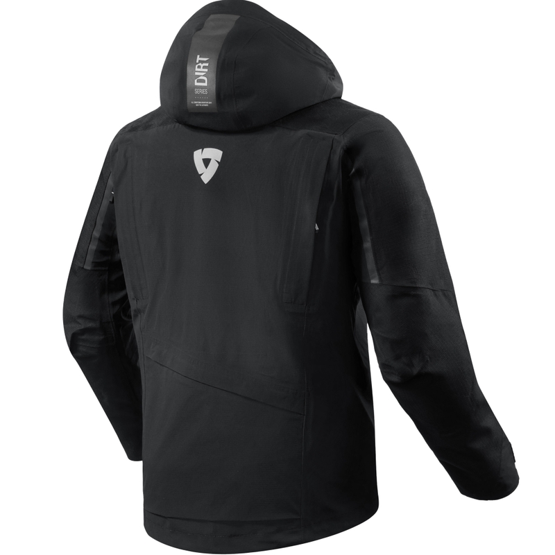 Bunda na motorku Revit Component 3 H2O čierna