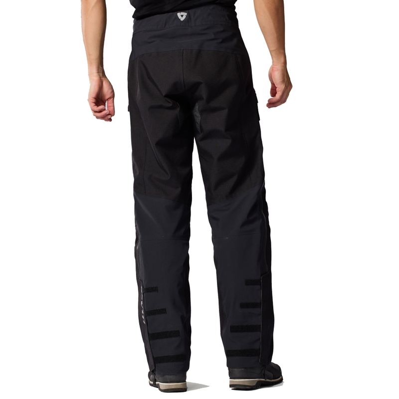 Skrátené nohavice na motorku Revit Component 3 H2O čierne