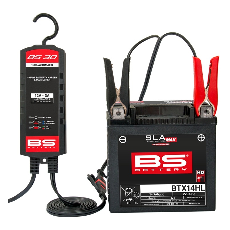Nabíjačka akumulátorov BS-BATTERY SMART (vhodné aj pre lítium) 12V 3A