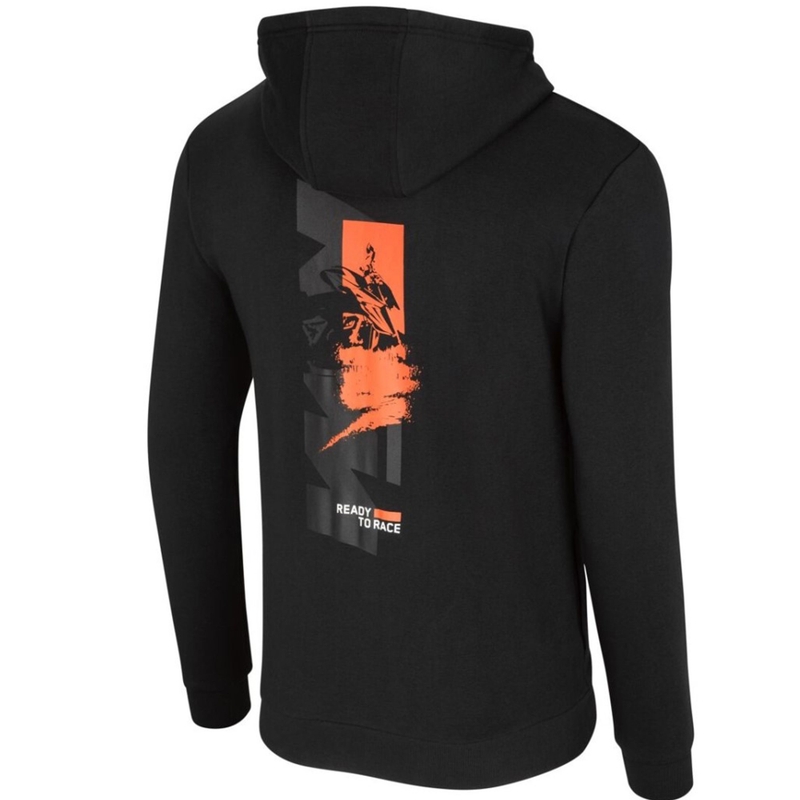 Mikina KTM Beast Zip Hoodie čierna