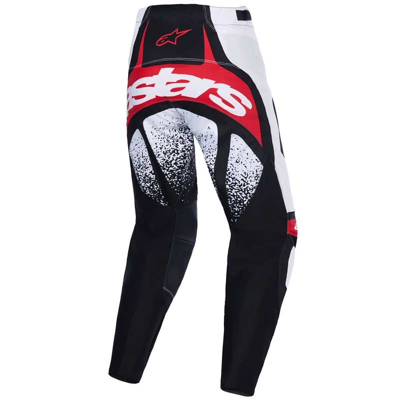 Motokrosové nohavice Alpinestars Techstar Nomur čierno-bielo-červené