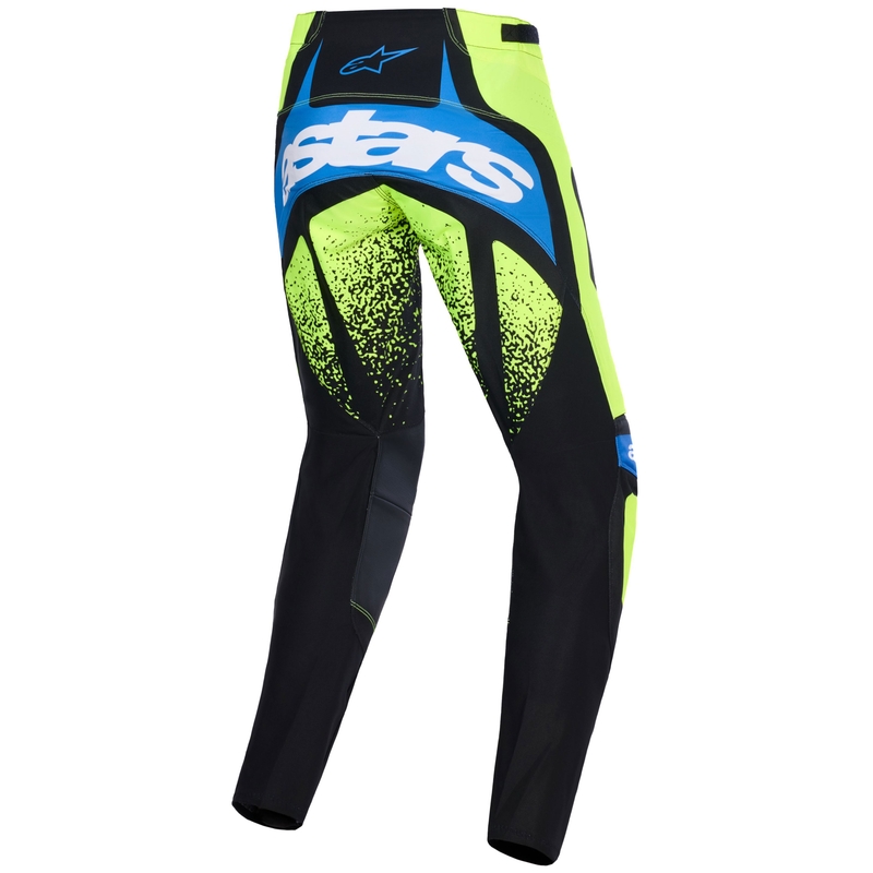 Motokrosové nohavice Alpinestars Techstar Nomur tmavo modro-fluorescenčno žlto-modré