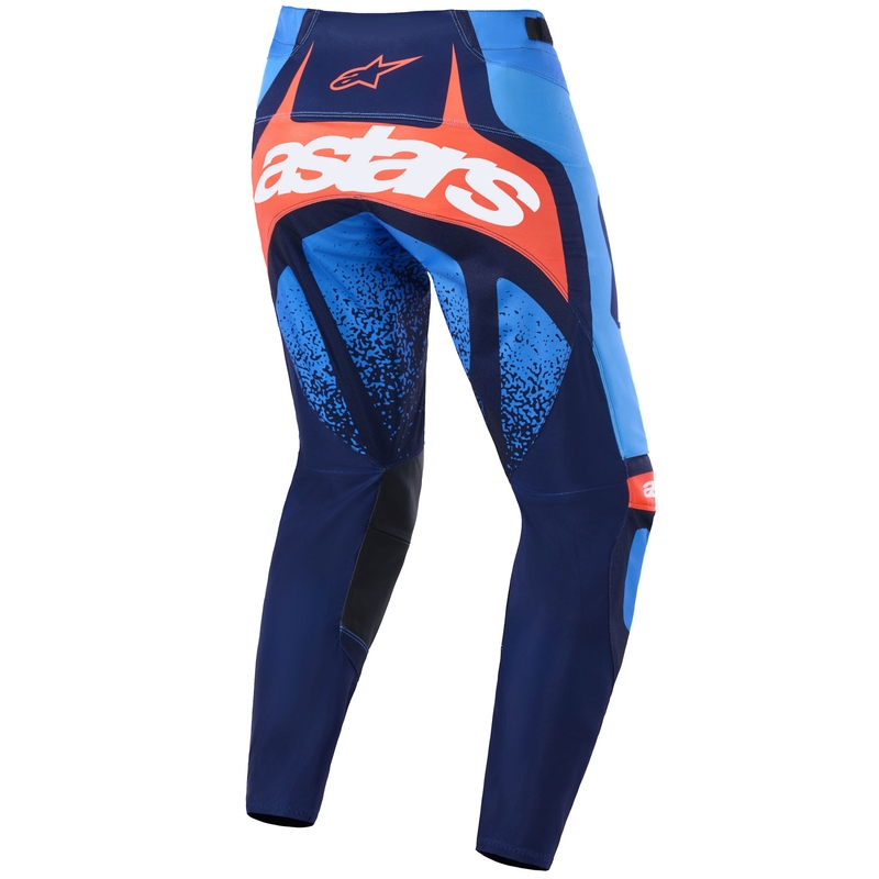 Motokrosové nohavice Alpinestars Techstar Nomur tmavo modro-oranžovo-modré