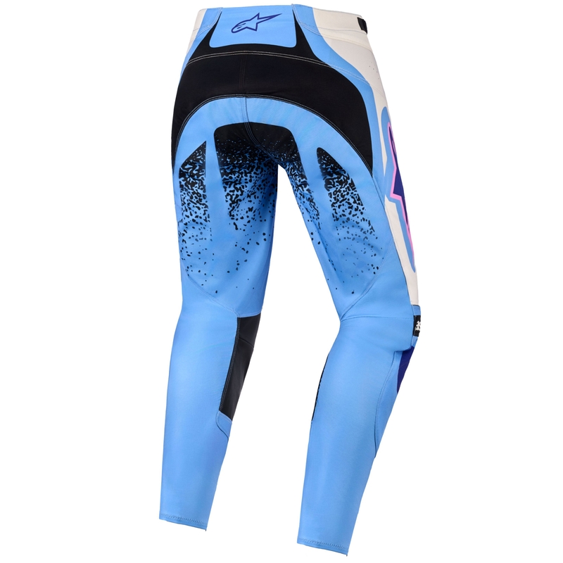Dámske mx nohavice Alpinestars Stella Techstar Nomur svetlo modro-bielo offwite-čierno-ružové