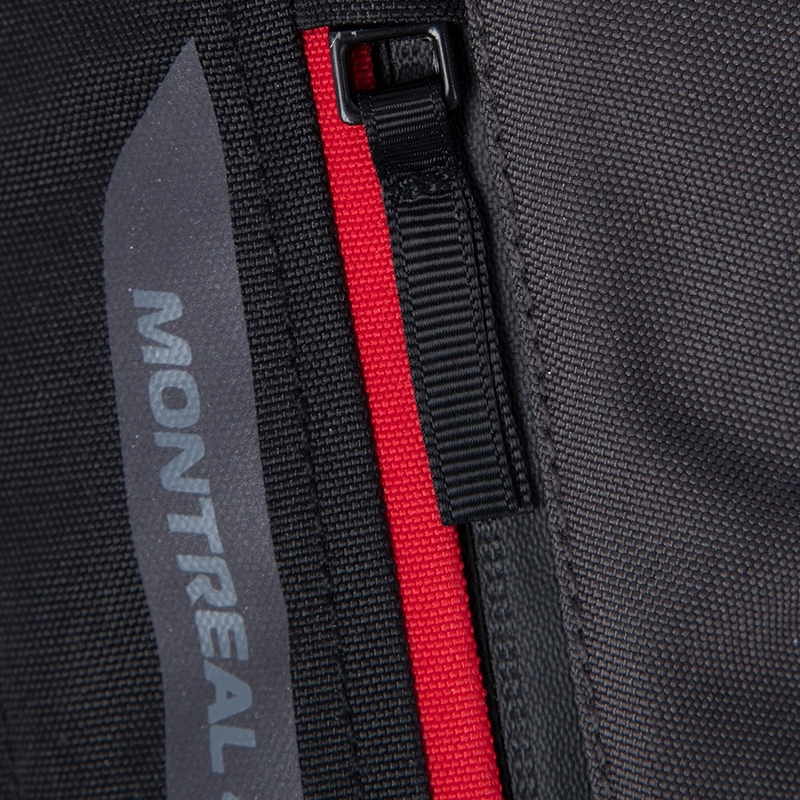 Bunda na motorku Oxford Montreal 4.0 Dry2Dry™ čierno-šedo-červená