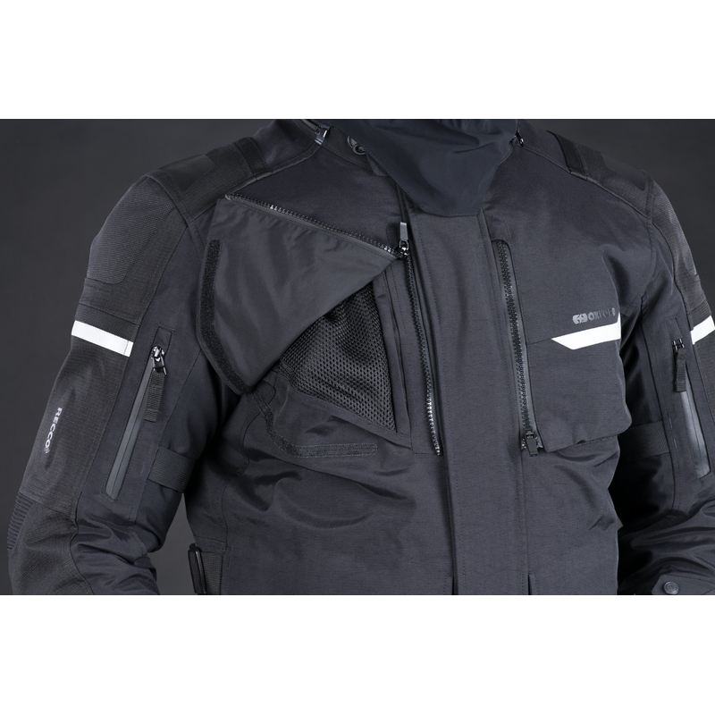 Bunda na motorku Oxford Advanced Stormland Dry2Dry™ čierna