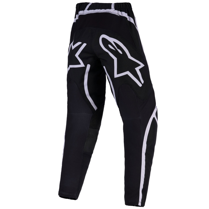 Detské motokrosové nohavice Alpinestars Fluid Apex čierno-šedé