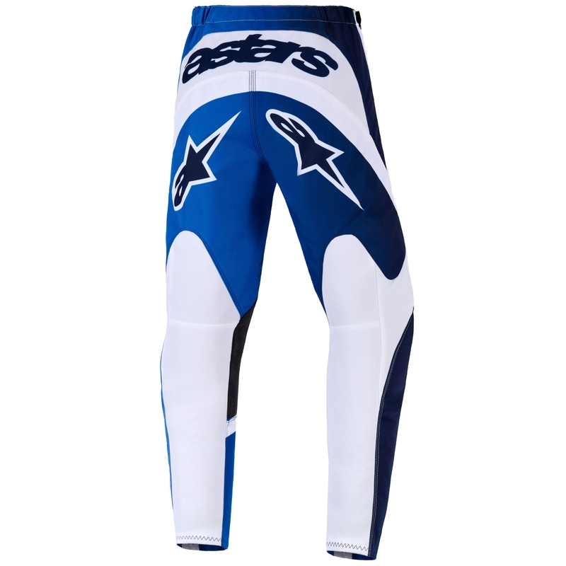 Detské motokrosové nohavice Alpinestars Fluid Portl modro-biele