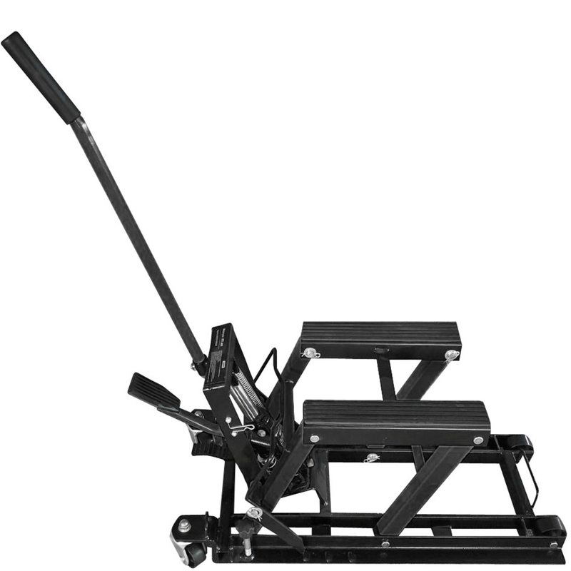 Pojazdný hydraulický zdvihák pre motocykle a ATV Q-TECH čierny