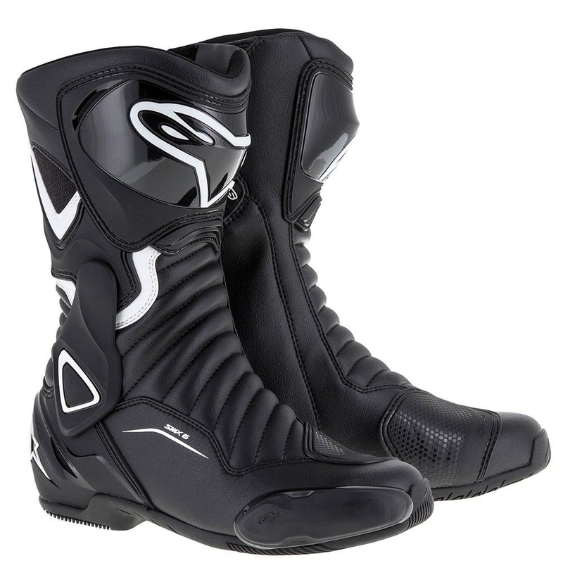 Vysoké čižmy na motocykel Alpinestars Stella S-MX 6 čierno-biele