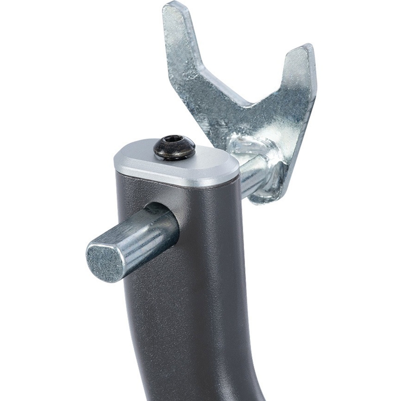 Zadný stojan na motocykel kolískový Oxford Zero-G s prídavným kolieskom čierny